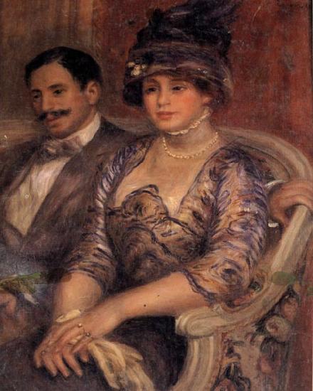 Pierre Renoir M and Mme Bernheim de Villers France oil painting art